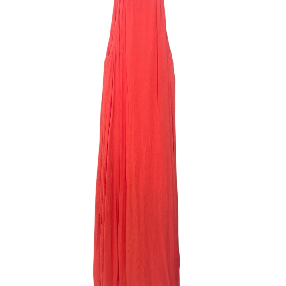 B3 Shoe Dazzle Coral Dress with Gold Chain Straps